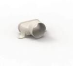 RENSON Easyflex légcsatorna rendszer - Renson Easyflex oval-kör átalakító 140x64 - 80 mm