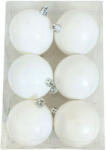 QX Műanyag gömb fehér 8 cm (244233)