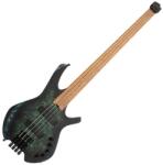 Cort SPACE 4 Star Dust Green Headless Bass Guitar