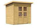 Karibu fából készült kerti ház KARIBU MERSEBURG 3 (68152) natur (LG1729)