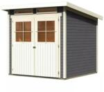 Karibu fából készült kerti ház KARIBU GLUCKSBURG 3 (68214) terragrau (LG3492)