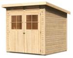 Karibu fából készült kerti ház KARIBU GLUCKSBURG 3 (57734) natur (LG3491)