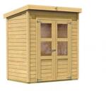 Karibu fából készült kerti ház KARIBU MERSEBURG 2 (68150) natur (LG1728)