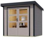 Karibu hibrid kerti ház KARIBU JUPITER D (93419) világosszürke / antracit (LG4078)