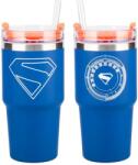 Paladone Paladone: Superman insulated cup and straw (600 ml) (Ajándéktárgyak)