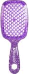 UNbrush - Detangling Hair Brush Glitter - Amethyst Detangler hajkefe