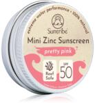 Suntribe Mini Zinc Sunscreen минерален защитен крем за лице и тяло SPF 50 Pretty Pink 15 гр