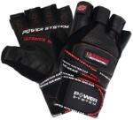 Power System Ultimate Motivation Black/Red Fitness kesztyű XS