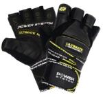 Power System Ultimate Motivation Black/Yellow Fitness kesztyű XS