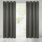 Eurofirany Rossie sötétítő függöny melange szövetből Grafit 135x250 cm (HS366073)