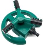 FOXMAG24 Kerti öntöző, automata öntözőrendszer, 360°-ban forgó, 3 karral, műanyag, zöld/fekete (D5D72XYBM)