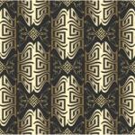 DEGRETS Tapéta DEGRETS 1540 Papír, Greta fekete arany, Méret: 0.53m x 10.05m = 5.3 m2 (1540)