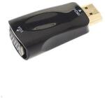 PremiumCord HDMI VGA/D-Sub + Jack Átalakító Fekete 5cm khcon-17 (khcon-17)