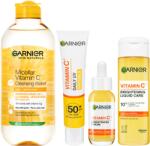 Garnier Vitamin C esence 120 ml + Cleansing Water 400 ml + szérum 30 ml + UV fluid SPF 50+ 40 ml (DRG17bun)