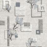 DEGRETS Tapéta DEGRETS 060-01 Papír, Мagnolia szürke, Méret: 0.53m x 10.05m = 5.3 m2 (060-01)