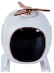 Verk 27502 Aromaterápiás Bluetooth ébresztőóra hangszóróval, fehér színben