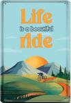 Simetro Placă metalică Simetro - Life Is A Beautiful Ride (2521010310074)