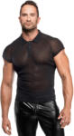 Noir Handmade H082 Onyx Veil Polo Black S