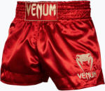 Venum Pantaloni scurți de antrenament pentru bărbați Venum Classic Muay Thai bordeaux/gold
