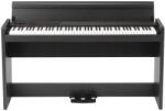 KORG LP-380U RWBK slim design digitális zongora, 88 billentyű, RH3 mechanika, faerezetes fekete, billentyűfedéllel, USB MIDI csatlakozóval