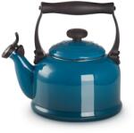 Le Creuset Tűzhelyi vízforraló HAGYOMÁNYOS 2, 1 l, DEEP TEAL, acél, Le Creuset (LECR40102026420000)