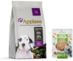 Applaws 15kg Applaws Puppy Large Breed csirke száraztáp + 85g Applaws Taste Toppers bárány ingyen