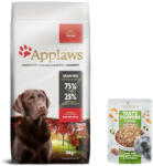 Applaws 15kg Applaws Adult Large Breed csirke száraztáp + 85g Applaws Taste Toppers bárány ingyen