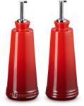 Le Creuset Dozator de ulei SIGNATURE 300 ml, set de 2 buc, CERISE, gresie, Le Creuset (LECR80842300600003)