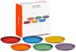 Le Creuset Farfurie laterală COUPE 22 cm, set de 6 buc, RAINBOW, gresie, Le Creuset (LECR79358005218000)