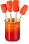 Le Creuset Ustensile de bucătărie, set de 4 buc, cu stativ, FLAME, Le Creuset (LECR79003000900000)
