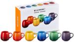 Le Creuset Cană COUPE 320 ml, set de 6 buc, RAINBOW, gresie, Le Creuset (LECR89178005219003)