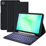 Tech-Protect TP3203 Tech-Protect tolltartós Samsung Galaxy Tab A9 / A11 tok billentyűzettel, Fekete (TP3203)