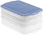 Rotho RONDO Téglalap alakú Konténer Kék, Átlátszó (1702806161)