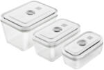 ZWILLING FRESH & SAVE Téglalap alakú Doboz Szürke, Átlátszó 3 db (36803-003-0)