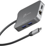 j5create JCD3191-N dokkoló állomás és port replikátor Vezetékes USB 3.2 Gen 2 (3.1 Gen 2) Type-C Szürke (JCD3191-N)