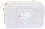 Nice Tweed pencil case 3 levels white (19086)