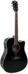 V-tone VEAG1 CE BK - 4/4 electro-acoustic guitar, black (5908249825932)