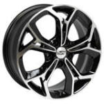 Silverline Overton Fekete polír 5/114, 3 17x7 ET45 67, 1 - nyarigumi