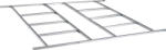 Strend Pro Padlószerkezet kerti házhoz, Strend Pro Garden 2172941-hez, 116 x 216 cm, erős, stabil, könnyű telepítés (TC2172942)