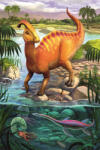 Trefl Puzzle Dinozauri uimitori: Parasaurolophus 54 piese Puzzle