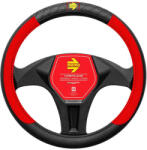 MOMO VIP kormányvédő - 38-39cm M - fekete-piros