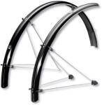 SKS Chromoplastics 26-os CAB műanyag sárvédő szett, 65 mm széles, V-pálcás, fekete