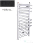 Radeco ARIA A7-400/2 1630x435 törölközőszárítós radiátor, MERKURY 7 (matt fekete) színben (Radeco_ARIA_A7_400_2_MERKURY7)