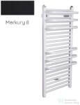 Radeco ARIA A6-400/2 1440x435 törölközőszárítós radiátor, MERKURY 8 (selyemfényű fekete) színben (Radeco_ARIA_A6_400_2_MERKURY8)