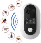 AT Ultrahangos rágcsáló- és rovarriasztó 230V, két üzemmód, 100 m2 hatótáv (OD12C)