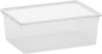 KIS Box fedővel KIS C-box S, 11 liter, átlátszó, 26x37x15 cm
