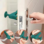 Leziter Ajtóütköző kilincsre kék (LAUB)