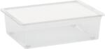 KIS Box fedővel KIS C-box L, 27 liter, átlátszó, 39x55x16 cm