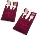 Tchibo - 2 evőeszköz tasak - piros