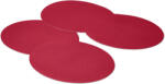 Tchibo - 4 kétoldalas műbőr tányéralátét - piros